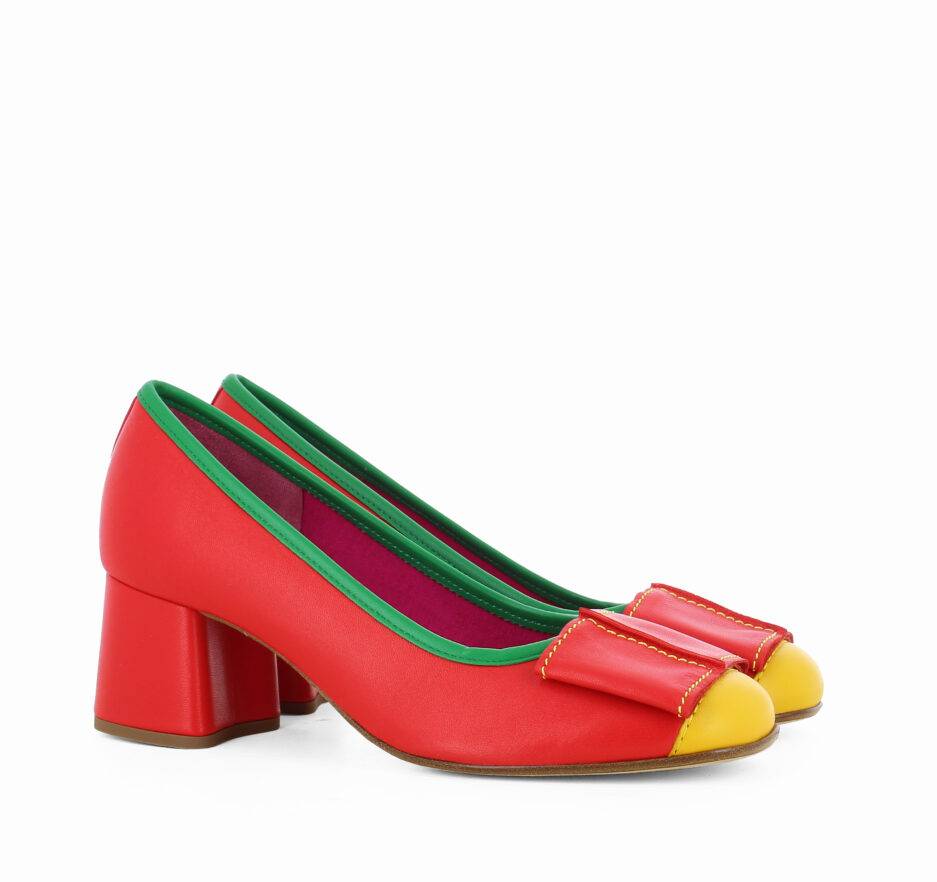 Le Babe DECOLLETE’ IN NAPPA CORALLO Vendite Flash