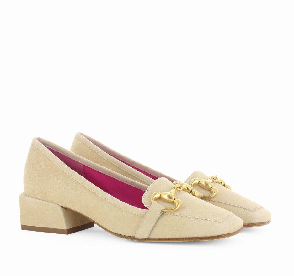 Le Babe MOCASSINI IN VELOUR NUT Moda