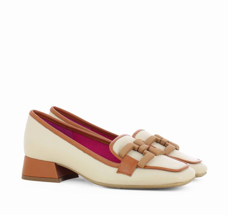 Le Babe MOCASSINI IN NAPPA SAND In Linea