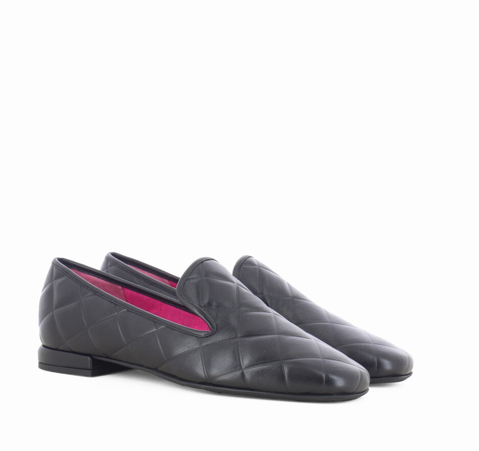 Le Babe SLIP ON IN NAPPA NERA Fino Al -60%