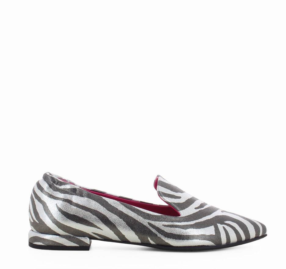 Le Babe SLIP ON IN LAMINATO ZEBRA Prezzo Ridotto
