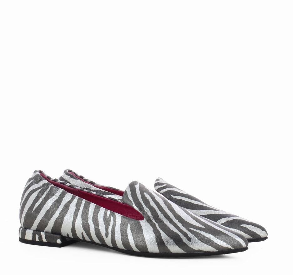 Le Babe SLIP ON IN LAMINATO ZEBRA Prezzo Ridotto