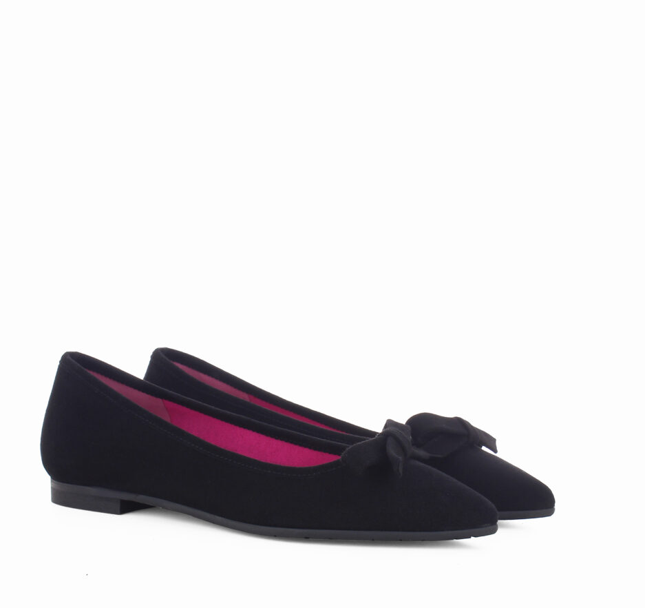 Le Babe BALLERINE IN VELOUR NERO Presa