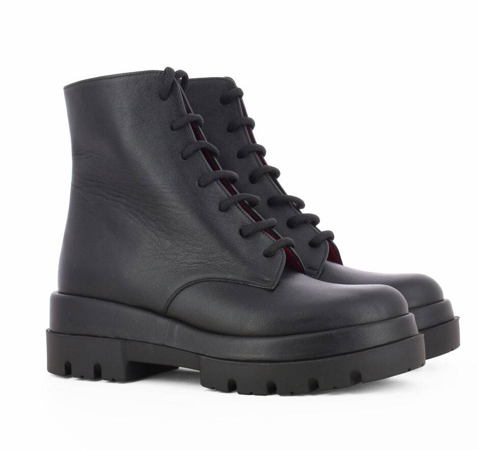 Le Babe BOOTS IN VITELLO NERO Offerta