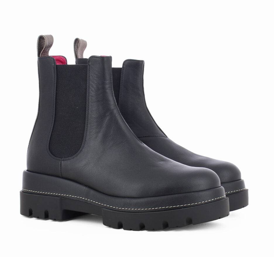 Le Babe TRONCHETTI IN VITELLO NERO Online