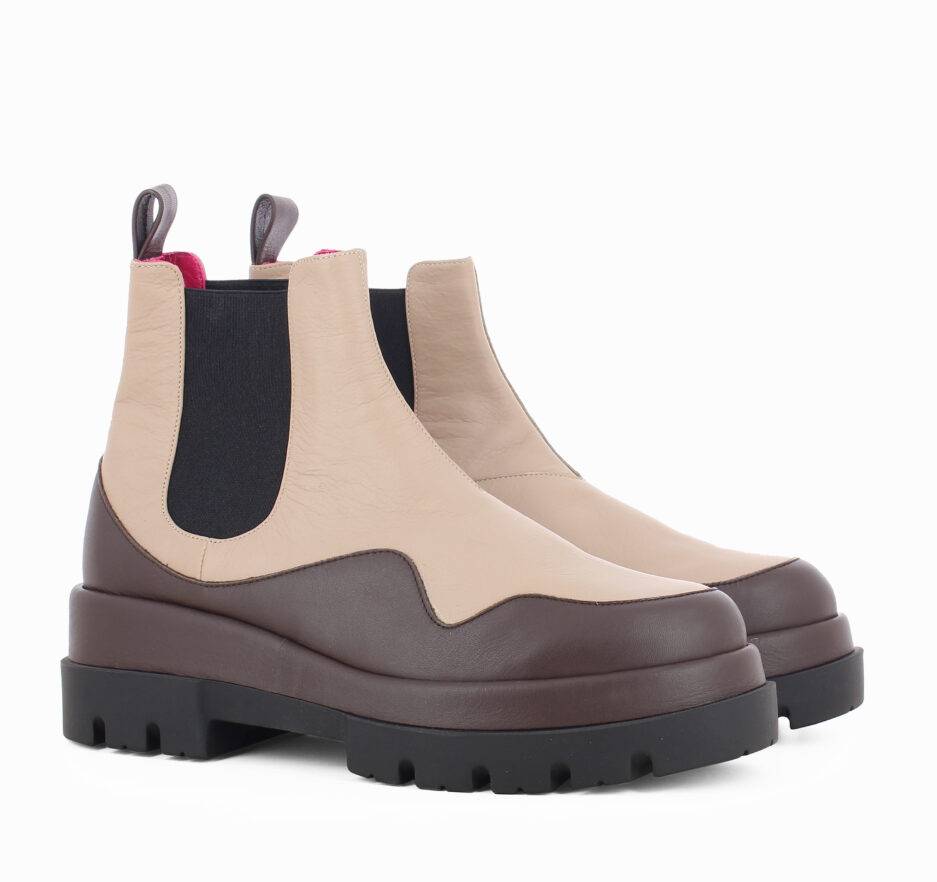 Le Babe TRONCHETTI IN VITELLO SAND In Vendita