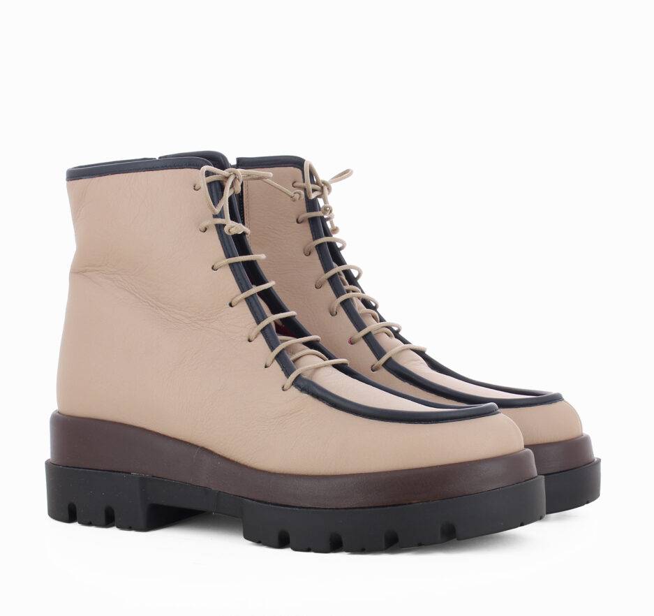 Le Babe BOOTS IN VITELLO SAND Saldi