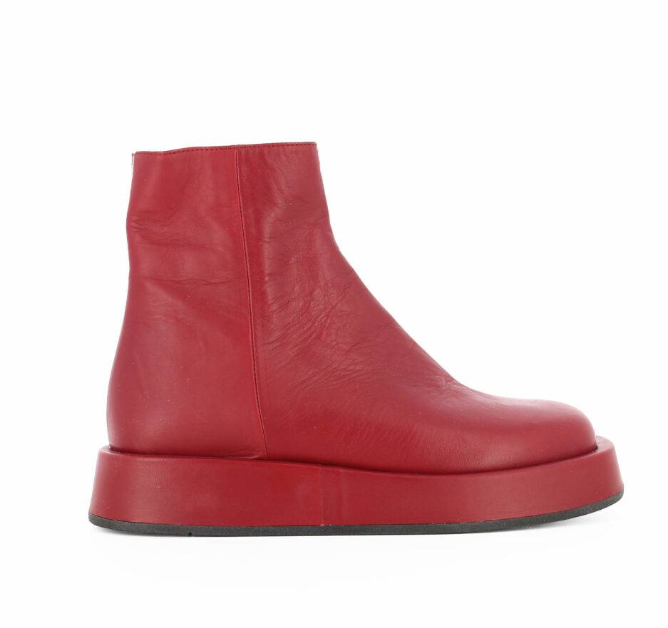 Le Babe BOOTS IN NAPPA RED Negozio