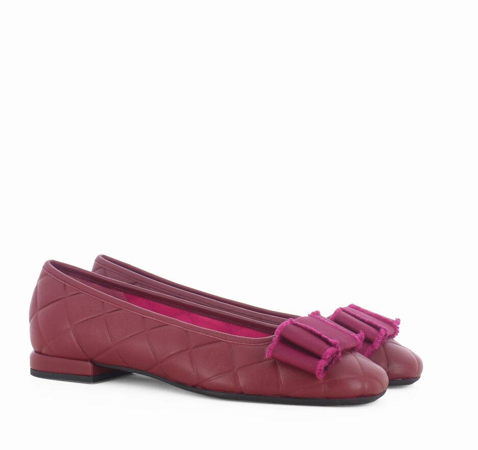 Le Babe BALLERINE IN NAPPA BRUNELLO Spedizione Gratuita