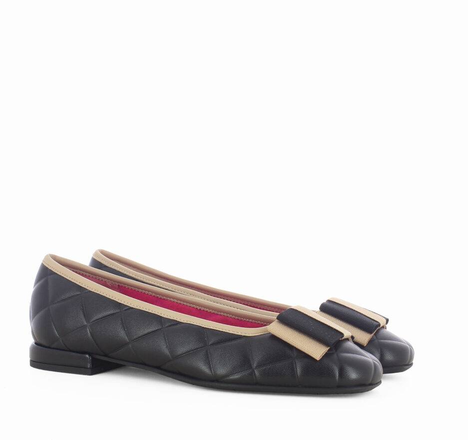 Le Babe BALLERINE IN NAPPA NERA Pezzi Unici