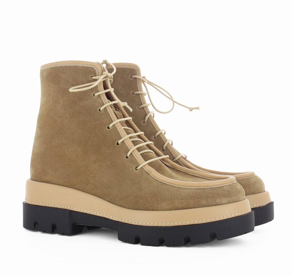 Le Babe BOOTS IN SCAMOSCIATO ACERO Shopping Online