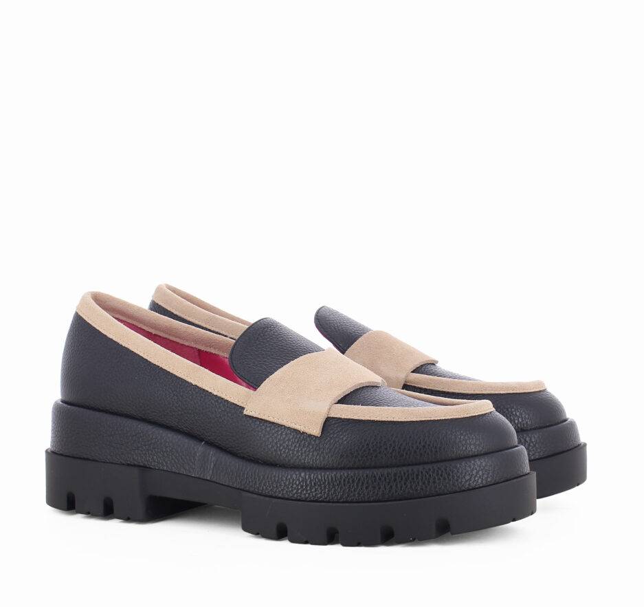 Le Babe MOCASSINI IN DOLLARINO NERO Hotsell