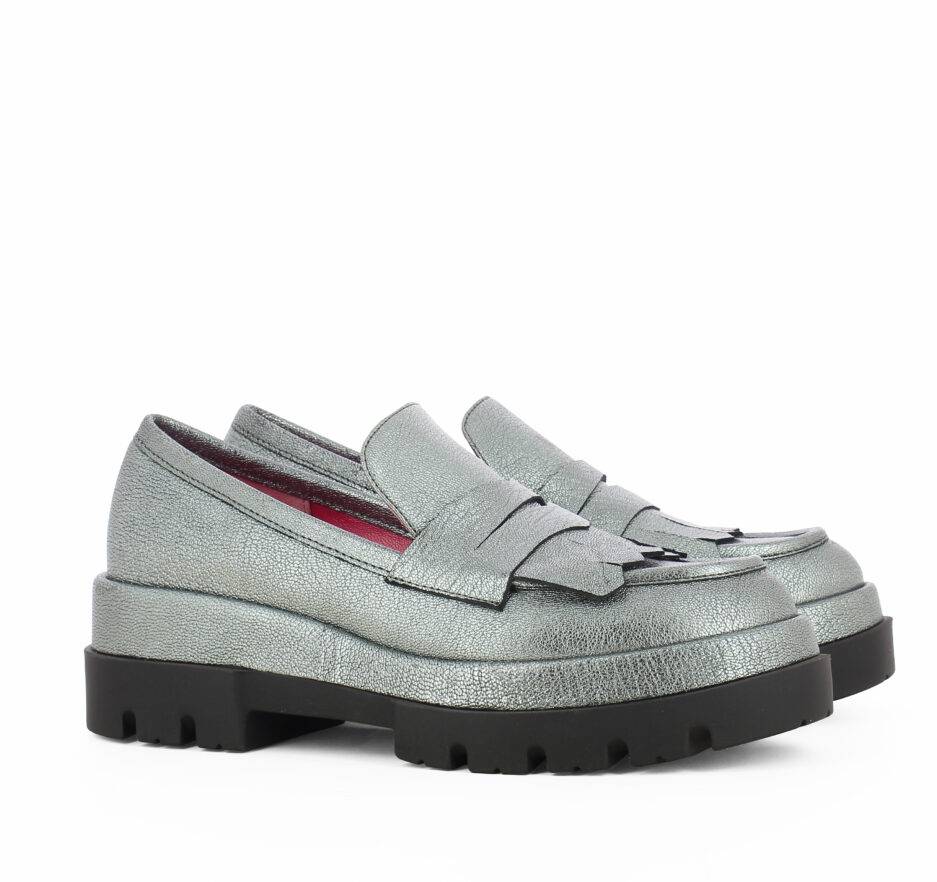 Le Babe MOCASSINI IN CUBA SILVER Negozio
