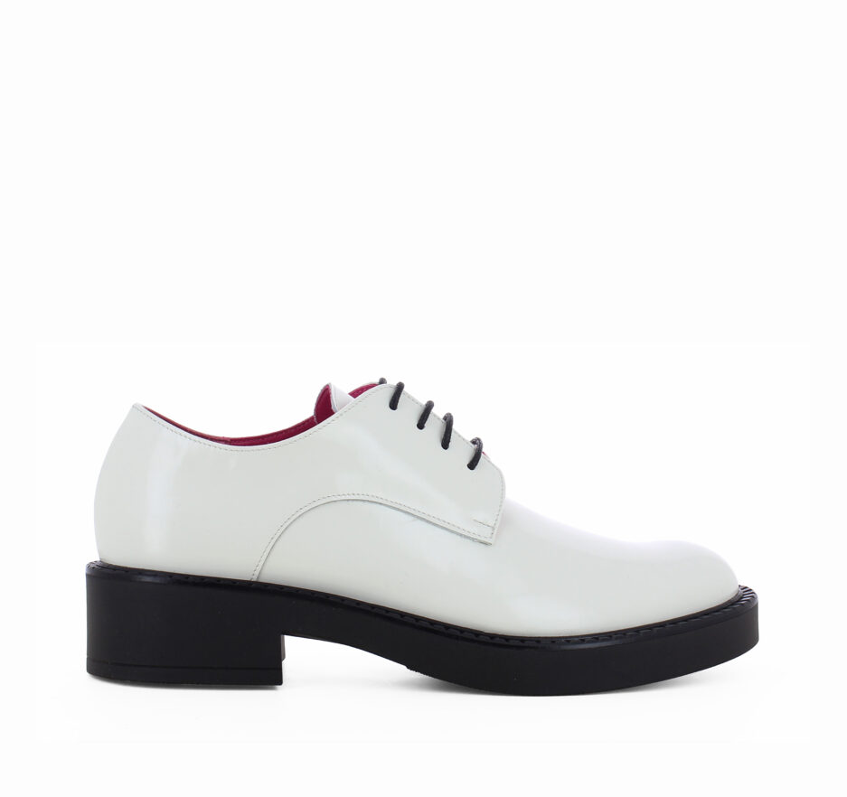 Le Babe ALLACCIATE IN SPAZZOLATO BIANCO Shopping Online