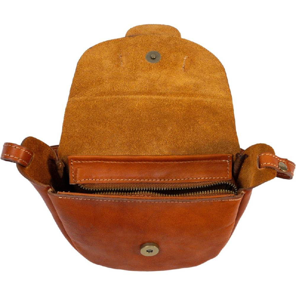 Lartigiano Del Cuoio Minibag artigianale da donna in morbida pelle Made in Italy Nuova