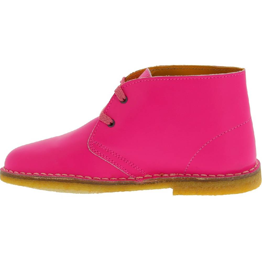 Lartigiano Del Cuoio Polacchine da bambina in pelle fucsia fatte a mano in Italia Prezzo Ridotto