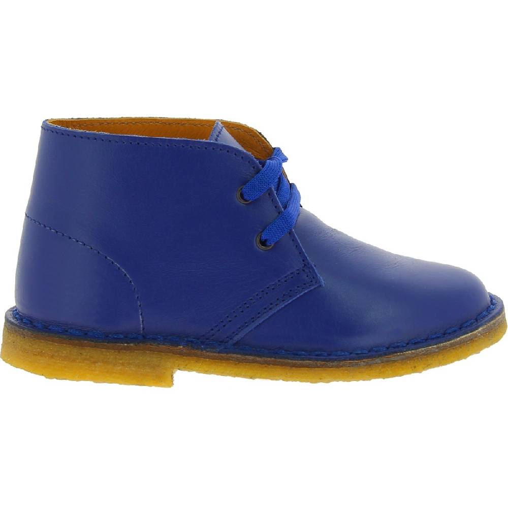 Lartigiano Del Cuoio Polacchine bambino bambina in vera pelle blu fatte a mano in Italia Economico