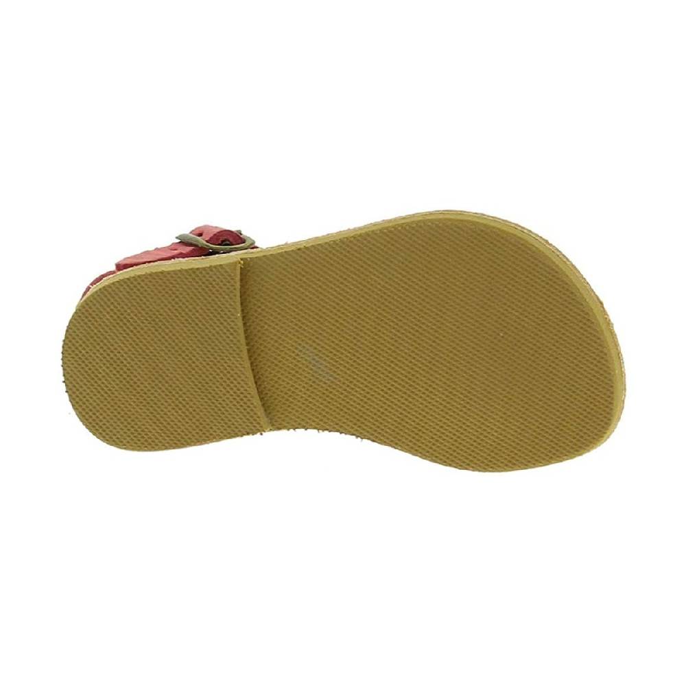 Lartigiano Del Cuoio Sandali intrecciati da bambina in pelle nubuck rosa chiaro chiusura con fibbia Online