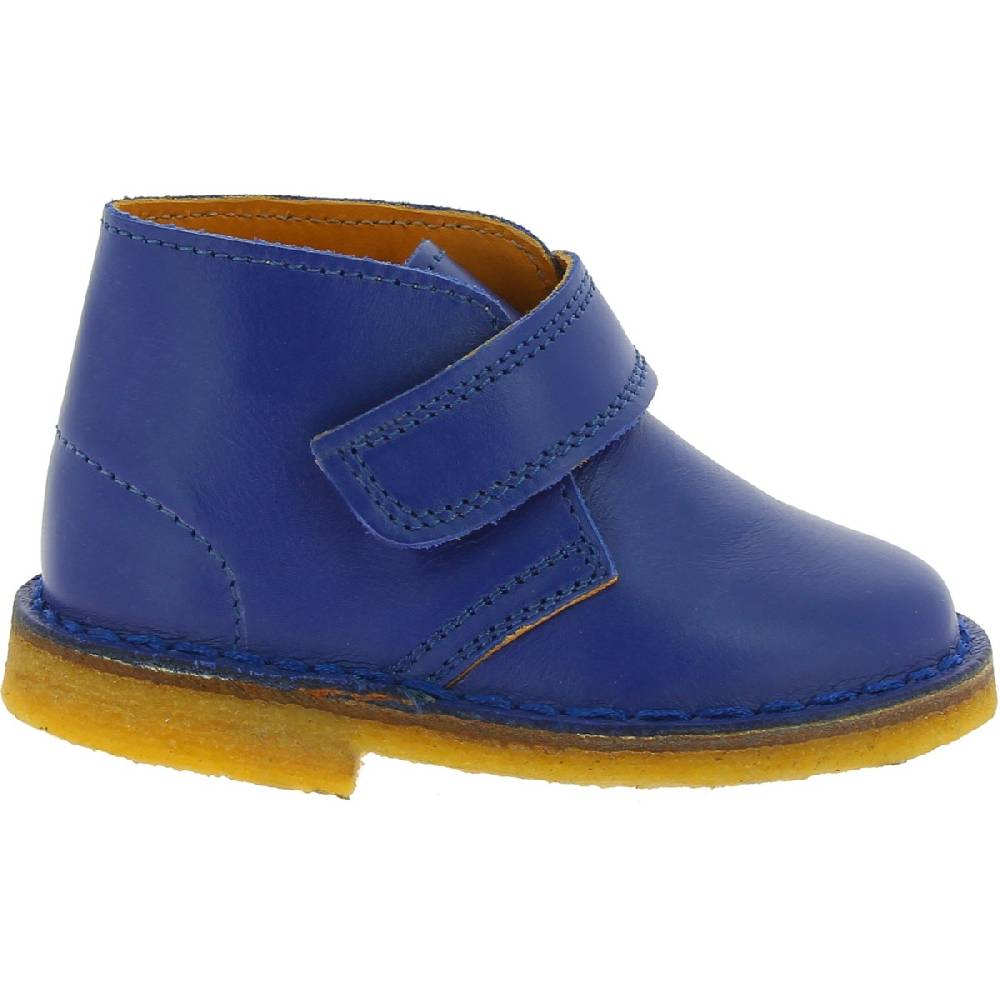 Lartigiano Del Cuoio Scarpe artigianali bambino in pelle blu fatte a mano in Italia Saldi