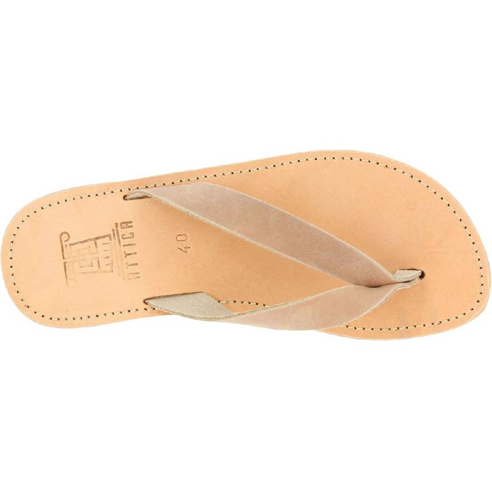 Lartigiano Del Cuoio Sandali infradito slip-on da uomo in pelle nabuk nude fatti a mano Promozione