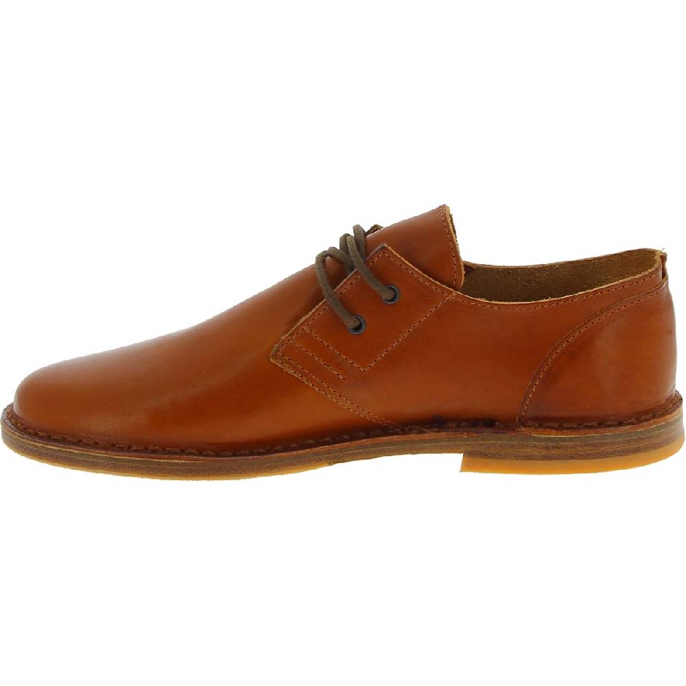 Lartigiano Del Cuoio Scarpe basse da uomo in pelle marrone fatte a mano in Italia Acquista Ora