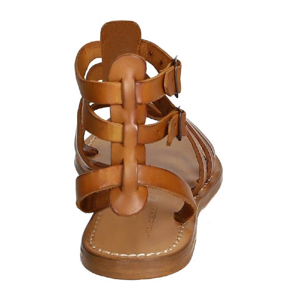 Lartigiano Del Cuoio Sandali gladiatore in pelle colore cuoio antico fatti a mano in Italia Offerta