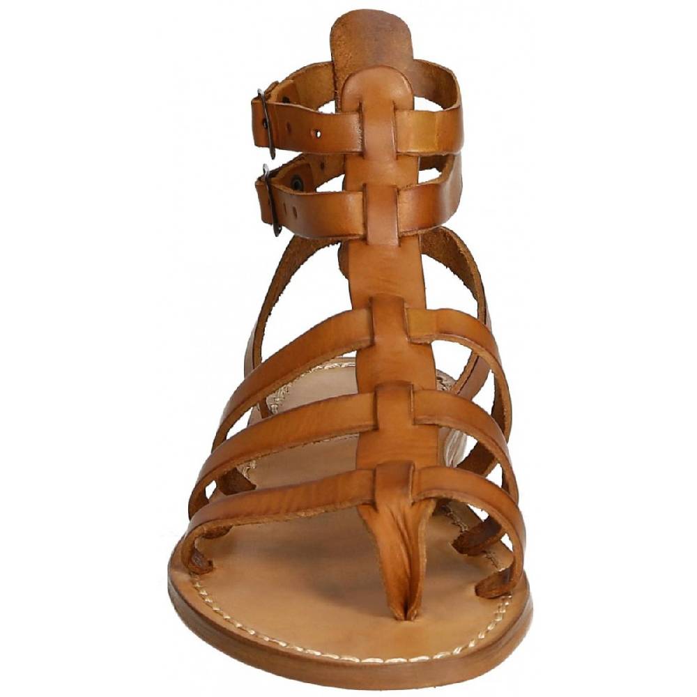 Lartigiano Del Cuoio Sandali gladiatore in pelle colore cuoio antico fatti a mano in Italia Offerta