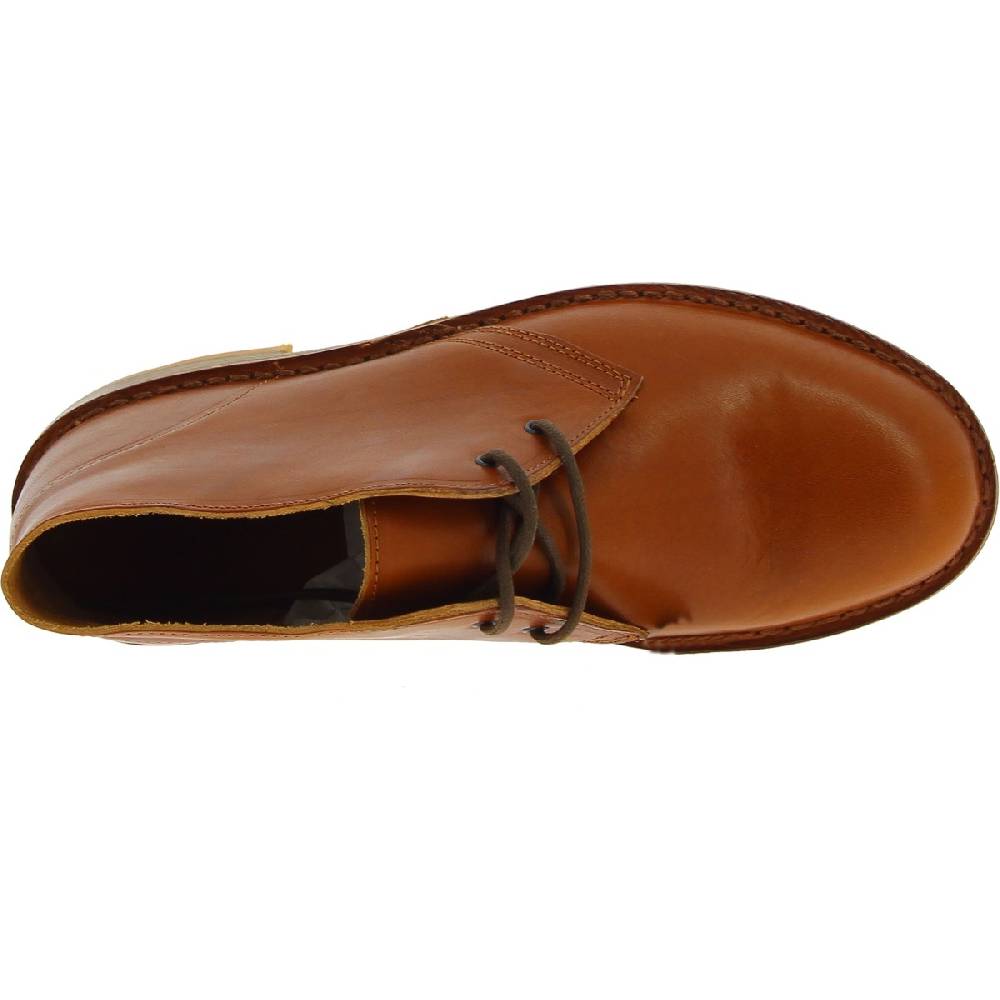Lartigiano Del Cuoio Polacchine da donna in pelle marrone fatte a mano in Italia Outlet