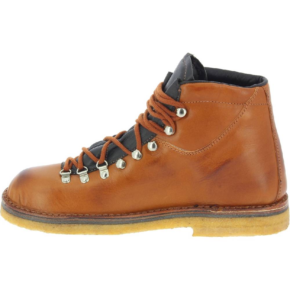 Lartigiano Del Cuoio Stivale da montagna uomo color cuoio suola in caucciù Nuovo