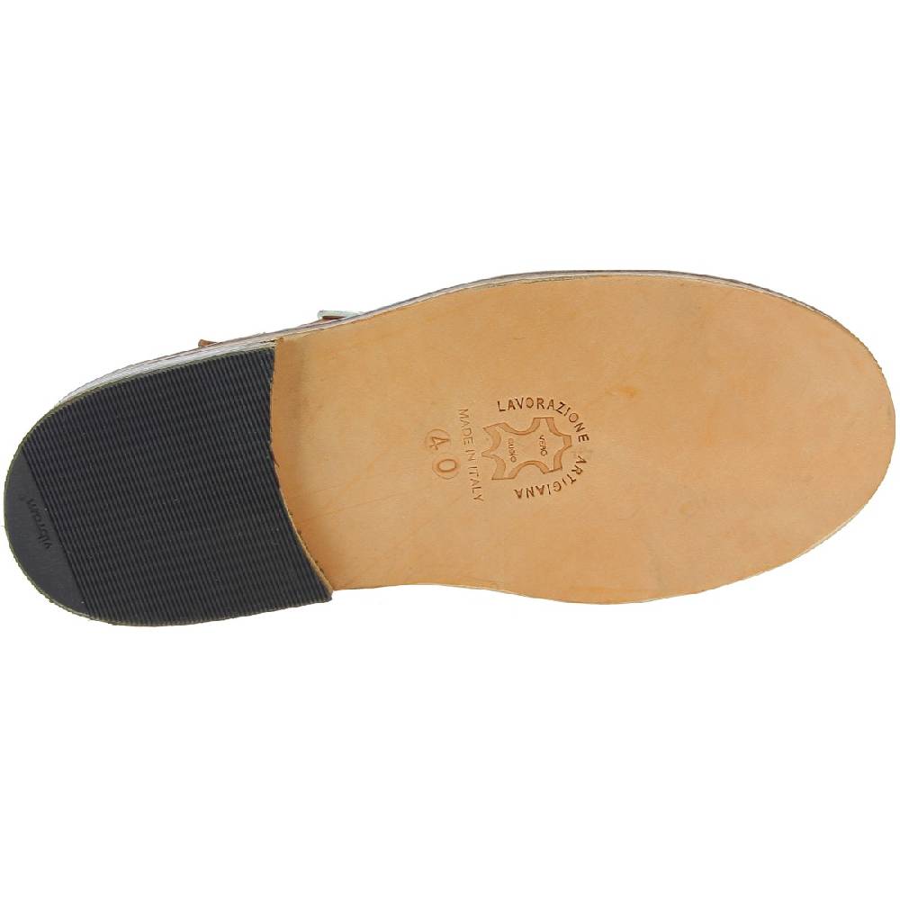 Lartigiano Del Cuoio Scarpe con occhietti per adulti in pelle marrone fatte a mano in Italia Novità