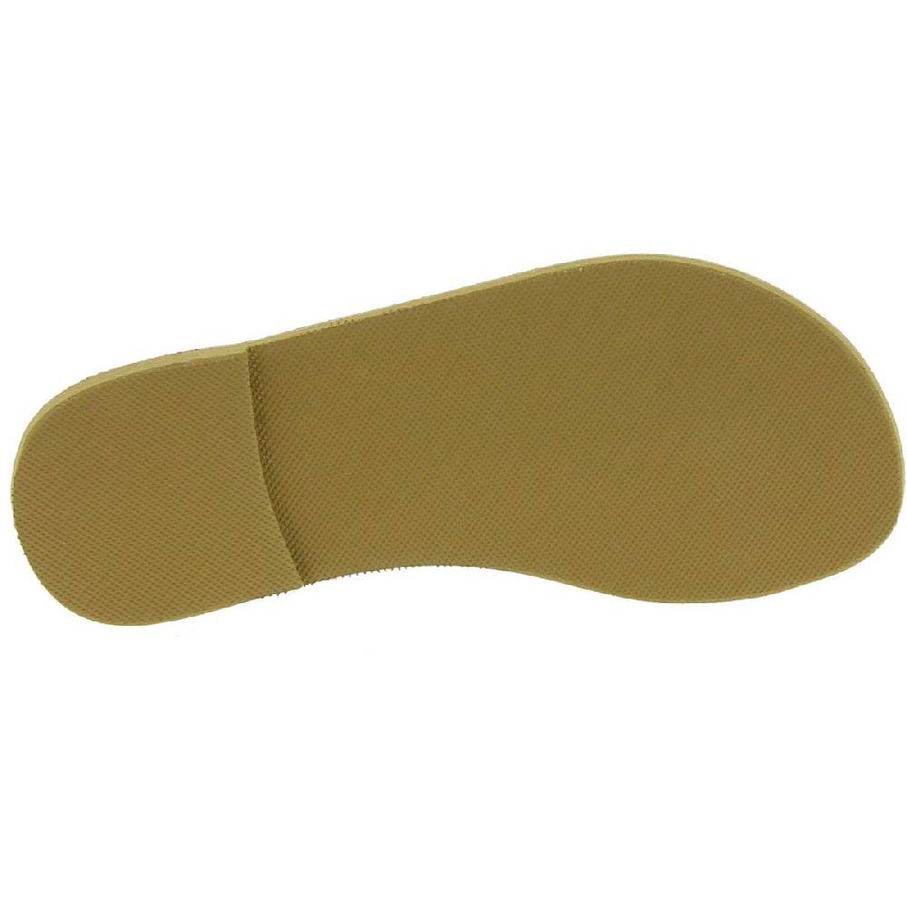 Lartigiano Del Cuoio Sandali infradito a cerchi da donna fatti a mano in pelle di vitello laminata oro Negozio