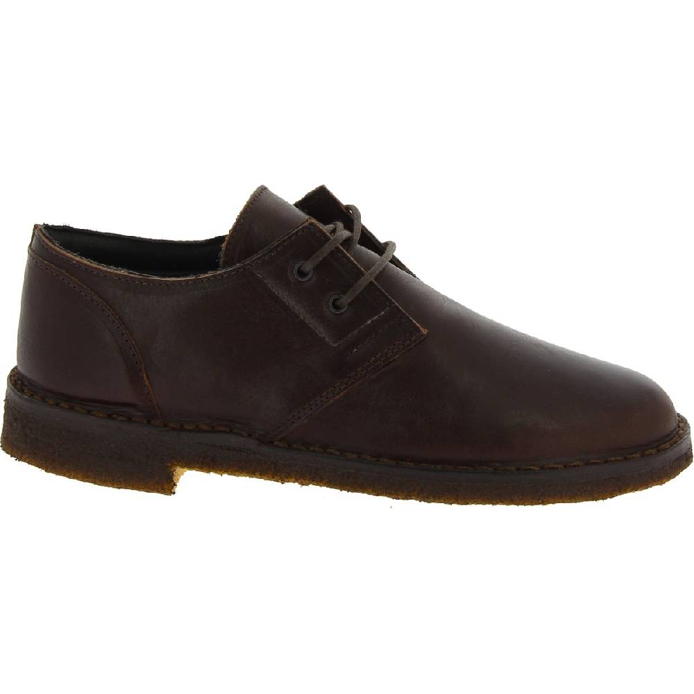 Lartigiano Del Cuoio Scarpe basse da donna in pelle marrone scuro con fodera invernale Qualità