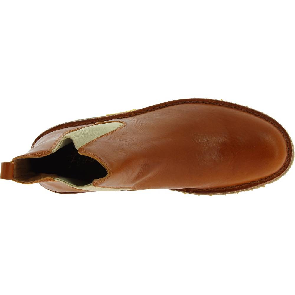 Lartigiano Del Cuoio Stivaletto beatles in pelle marrone e suola Vibram Sottocosto