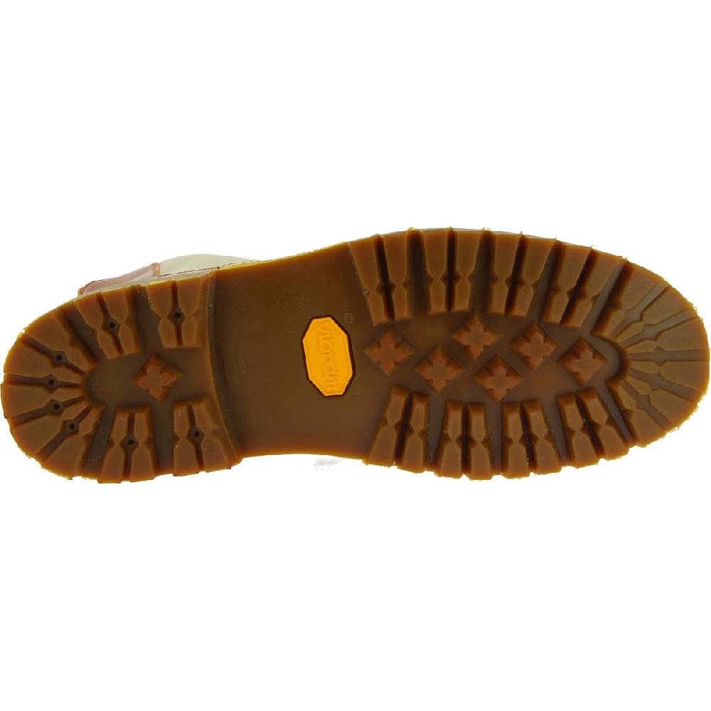 Lartigiano Del Cuoio Stivaletto beatles in pelle marrone e suola Vibram Sottocosto