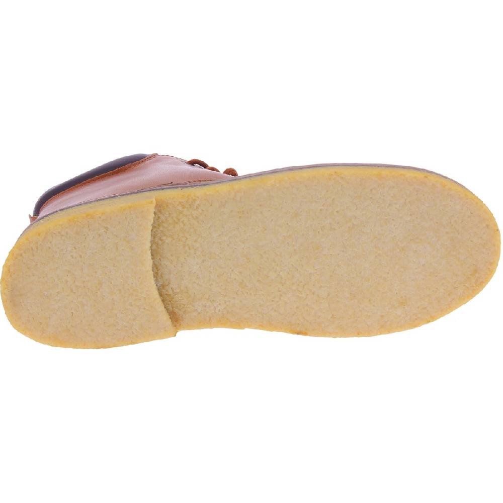 Lartigiano Del Cuoio Stivaletti artigianali uomo in pelle marrone conciata al vegetale Sottocosto