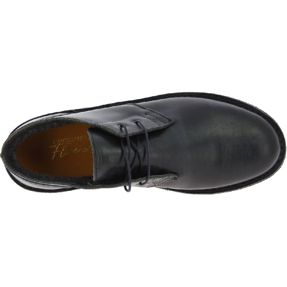 Lartigiano Del Cuoio Scarpe basse da uomo in pelle nera con fodera invernale Hotsell