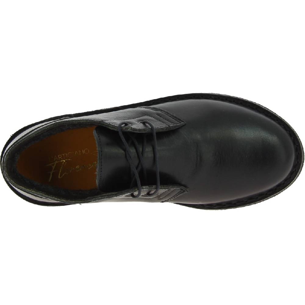 Lartigiano Del Cuoio Scarpe basse da donna in pelle nera con fodera invernale Acquista Ora