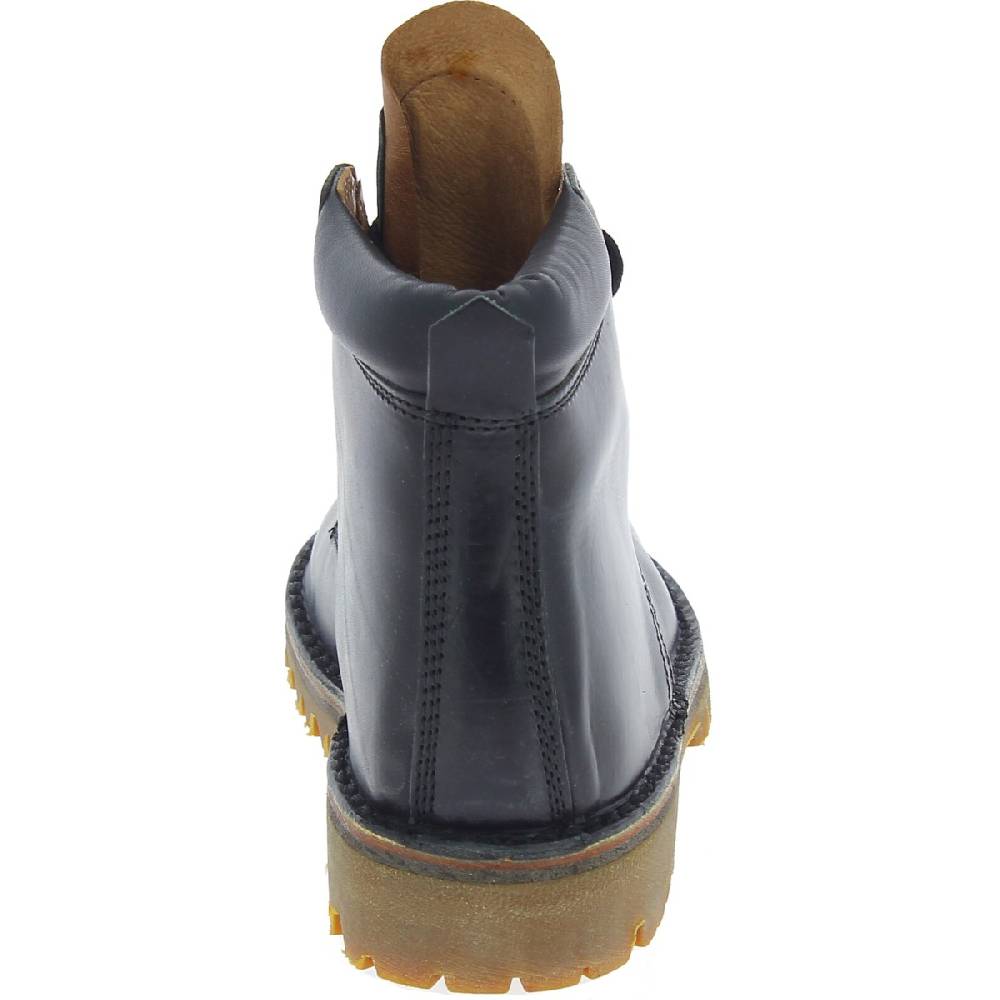 Lartigiano Del Cuoio Stivaletti donna artigianali in pelle nero con suola Vibram Convenienza