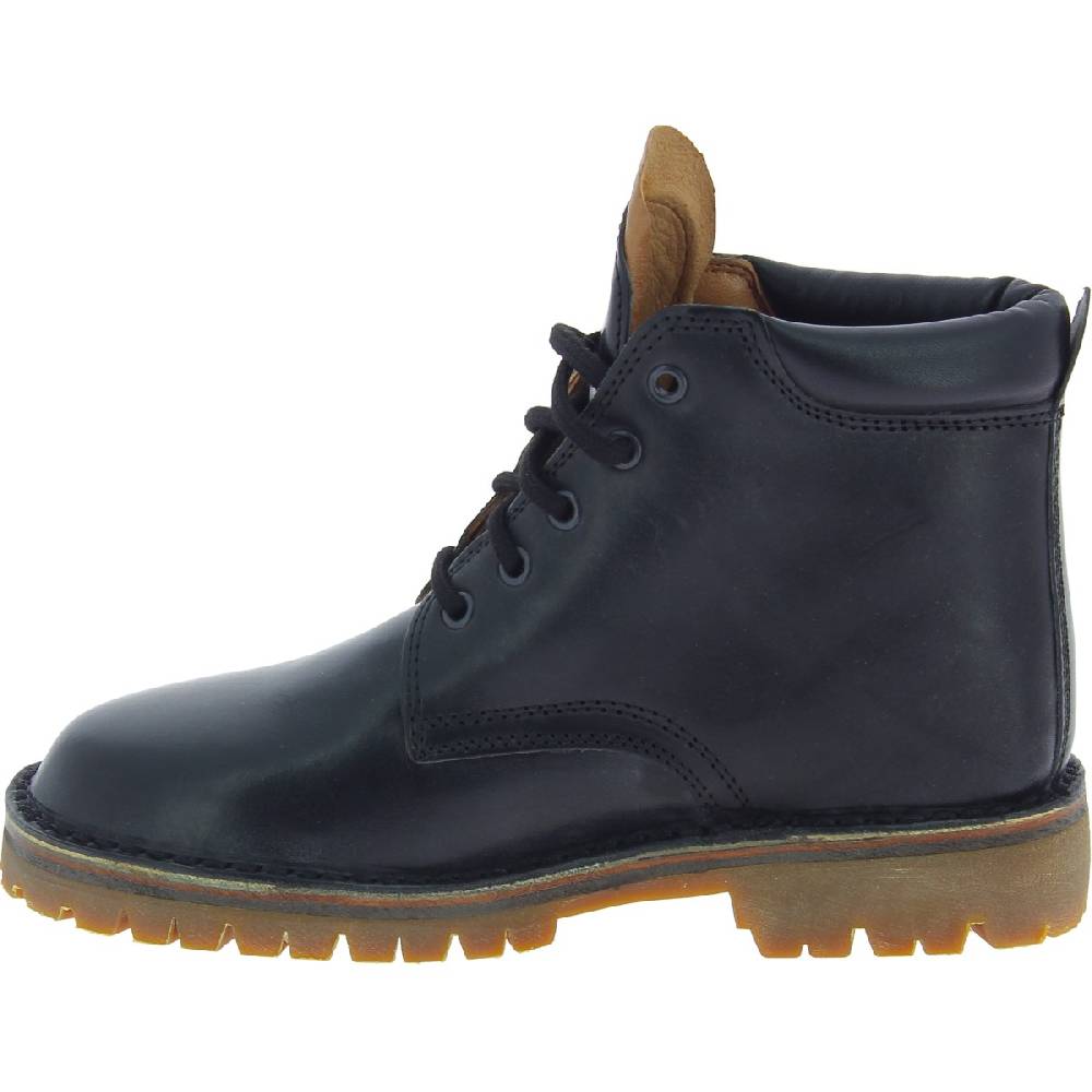 Lartigiano Del Cuoio Stivaletti donna artigianali in pelle nero con suola Vibram Convenienza