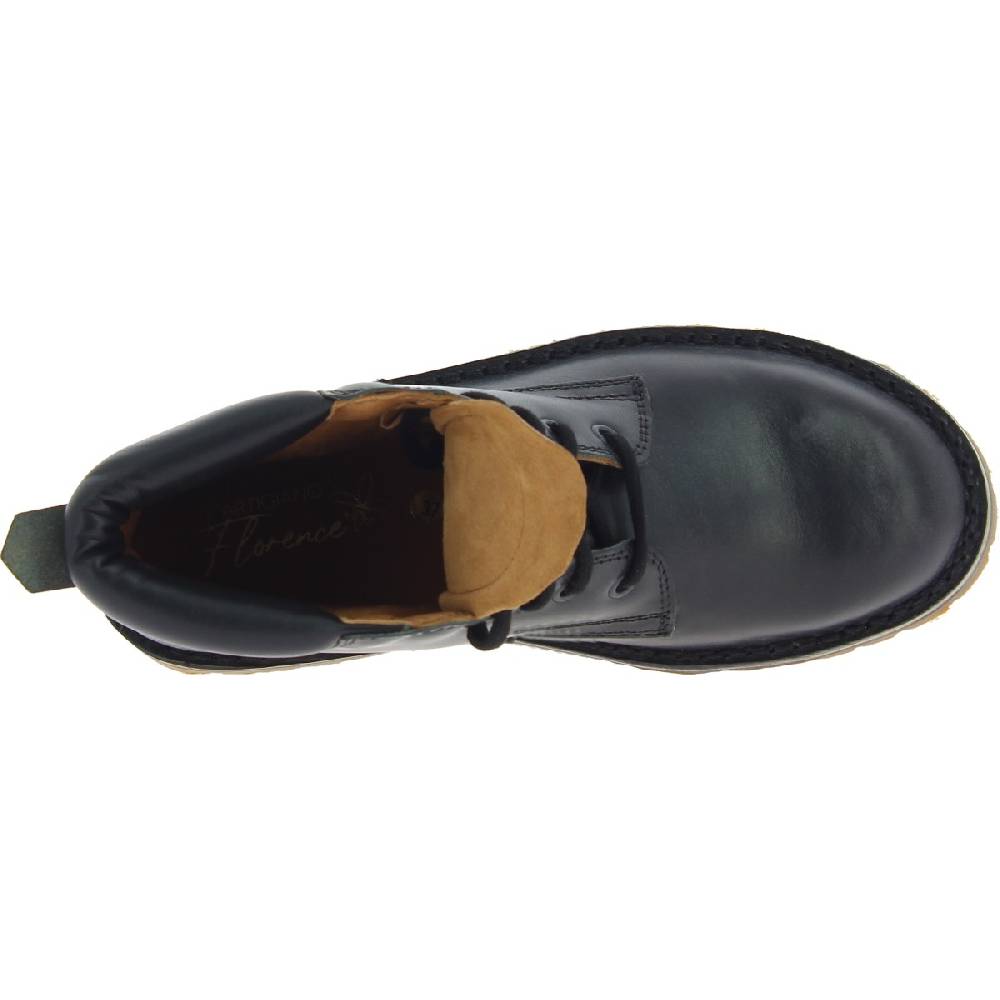 Lartigiano Del Cuoio Stivaletti donna artigianali in pelle nero con suola Vibram Convenienza