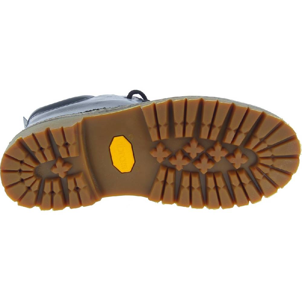 Lartigiano Del Cuoio Stivaletti donna artigianali in pelle nero con suola Vibram Convenienza