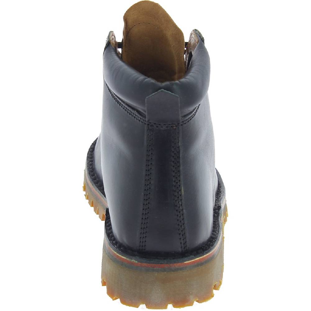 Lartigiano Del Cuoio Stivaletti uomo artigianali in pelle nera e suola Vibram Novità