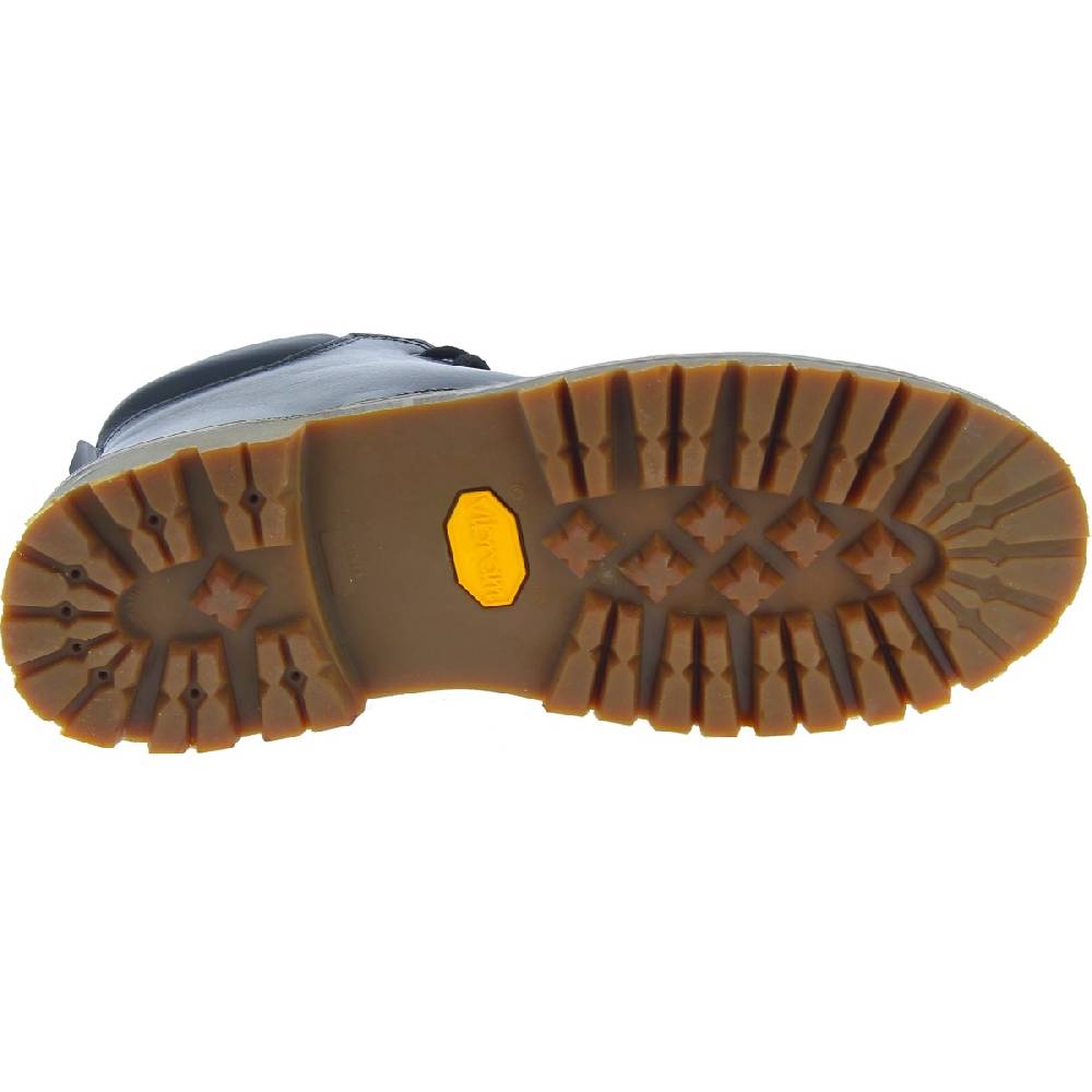 Lartigiano Del Cuoio Stivaletti uomo artigianali in pelle nera e suola Vibram Novità
