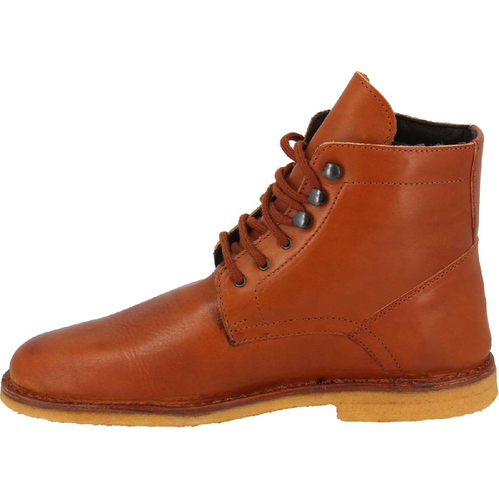 Lartigiano Del Cuoio Stivaletti da uomo in pelle color cuoio con fodera invernale Offerta