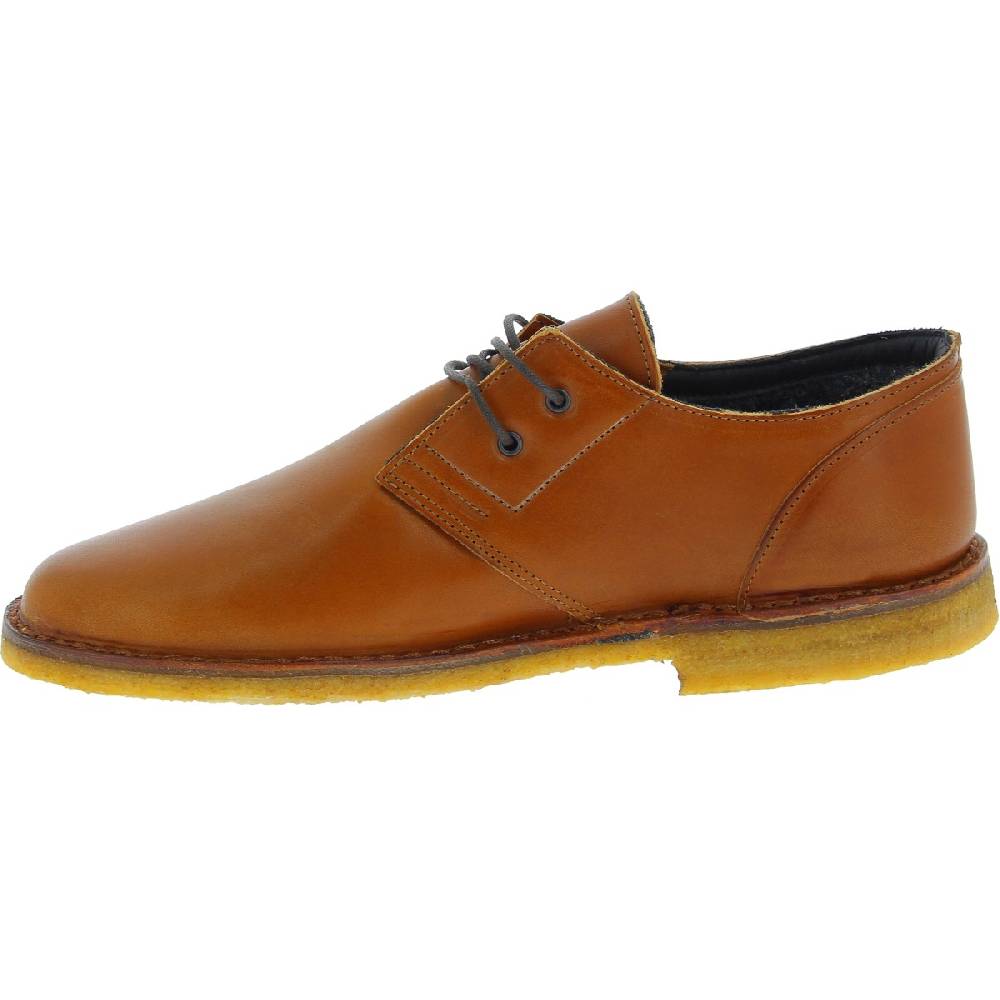 Lartigiano Del Cuoio Scarpe basse da uomo in pelle marrone con fodera invernale Italy