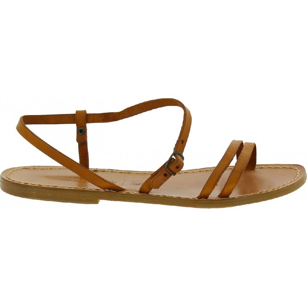 Lartigiano Del Cuoio Sandali schiava bassi da donna color cuoio Italy