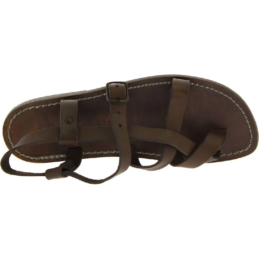 Lartigiano Del Cuoio Sandali uomo in cuoio artigianali in pelle color fango Fino Al -60%