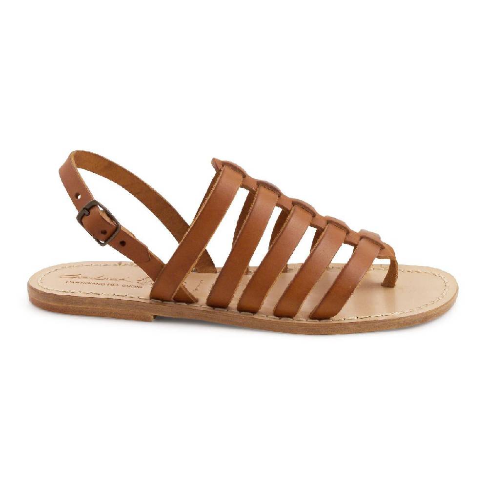 Lartigiano Del Cuoio Sandali cuoio infradito artigianali in pelle da donna Hotsell