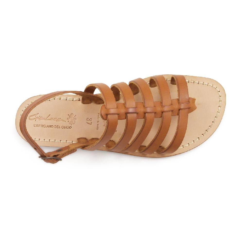Lartigiano Del Cuoio Sandali cuoio infradito artigianali in pelle da donna Hotsell