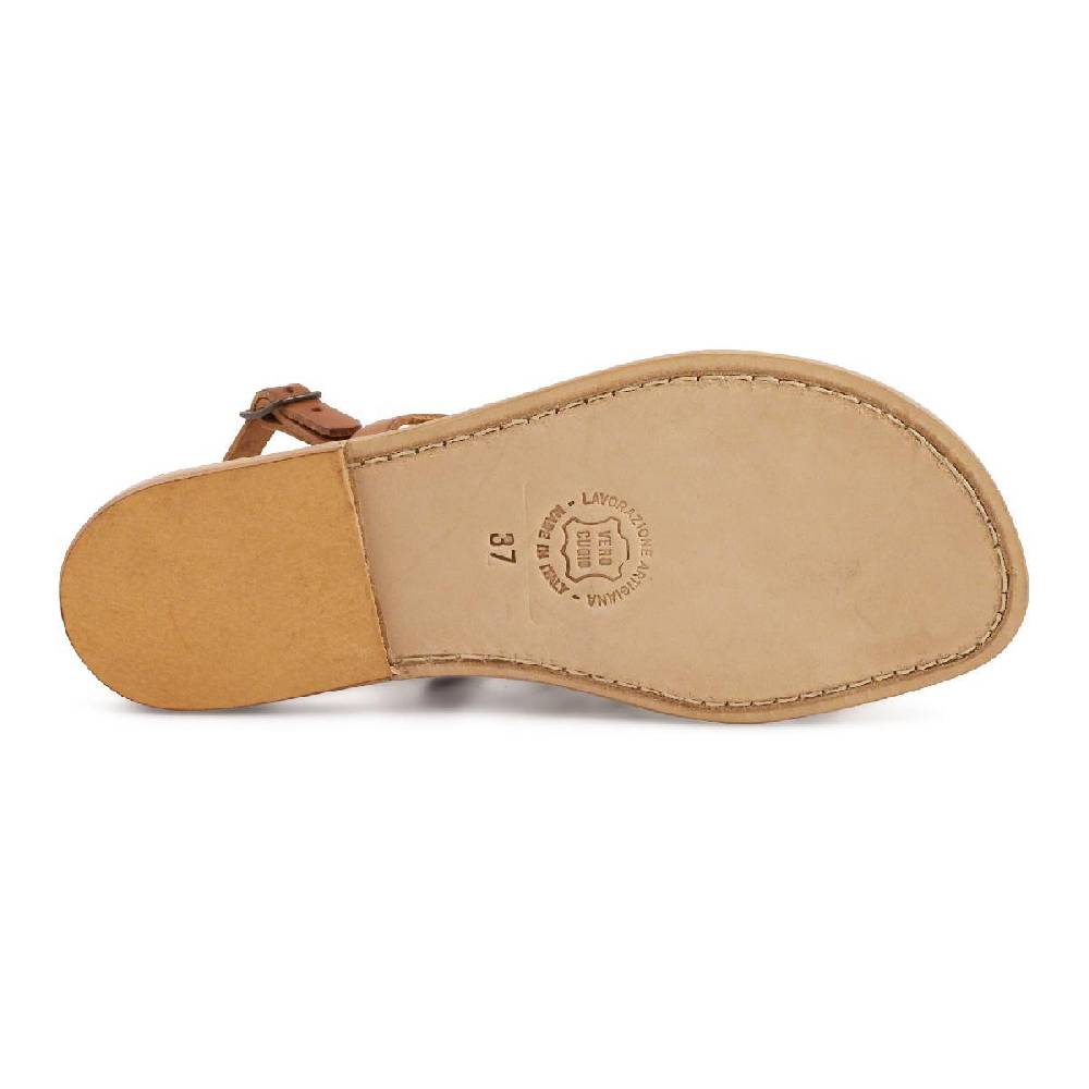 Lartigiano Del Cuoio Sandali cuoio infradito artigianali in pelle da donna Hotsell